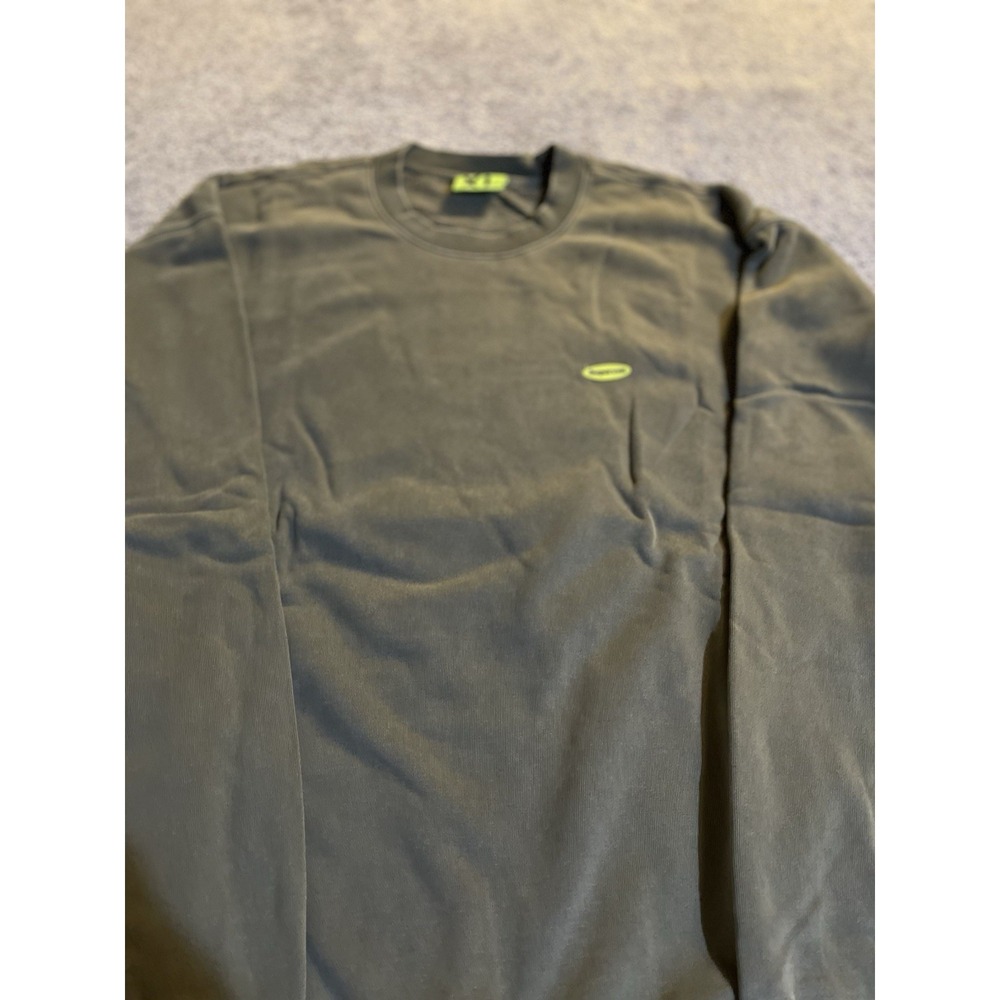 Supervsn Studios Since Mankind Crewneck Sweatshirt‎ Olive Green NWT XL